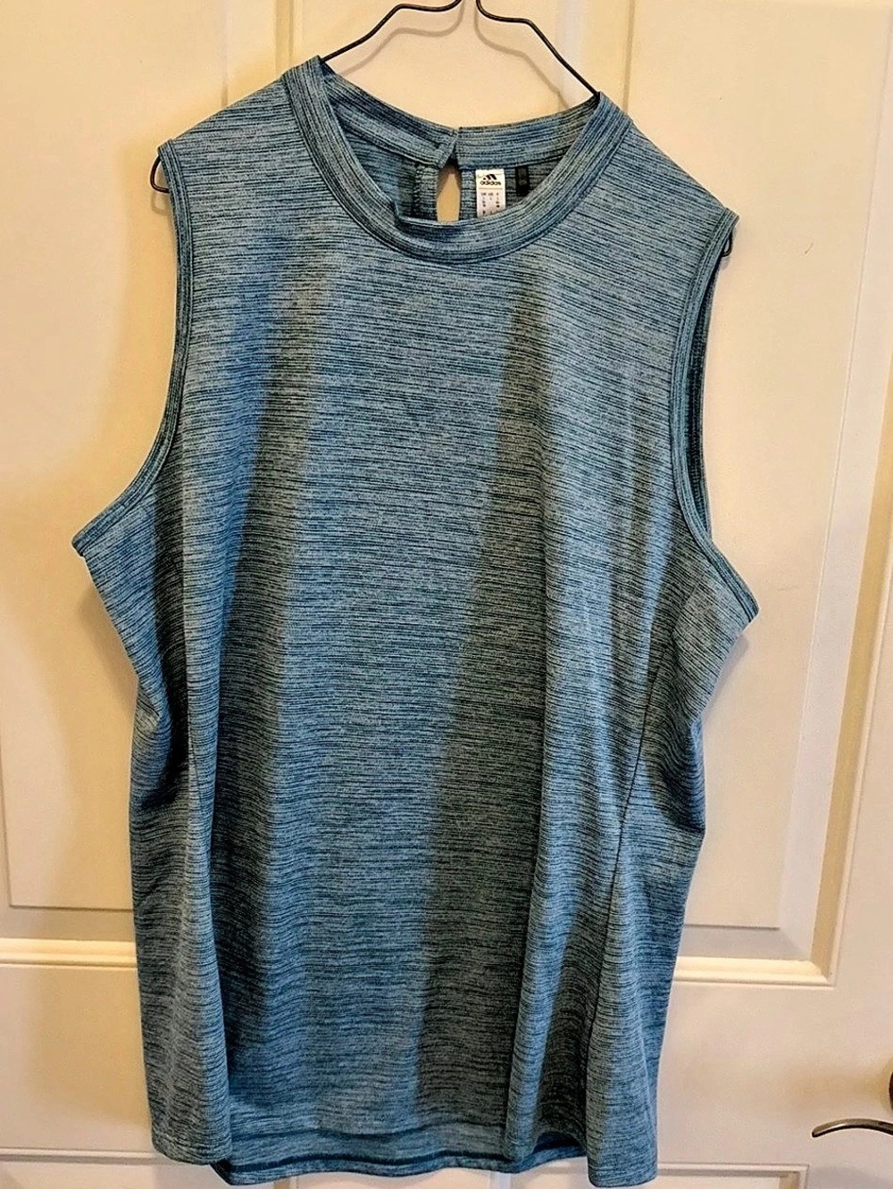 adidas Women's Blue Sleeveless Tank Top Size Large Like New